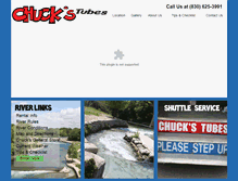 Tablet Screenshot of chuckstubes.com